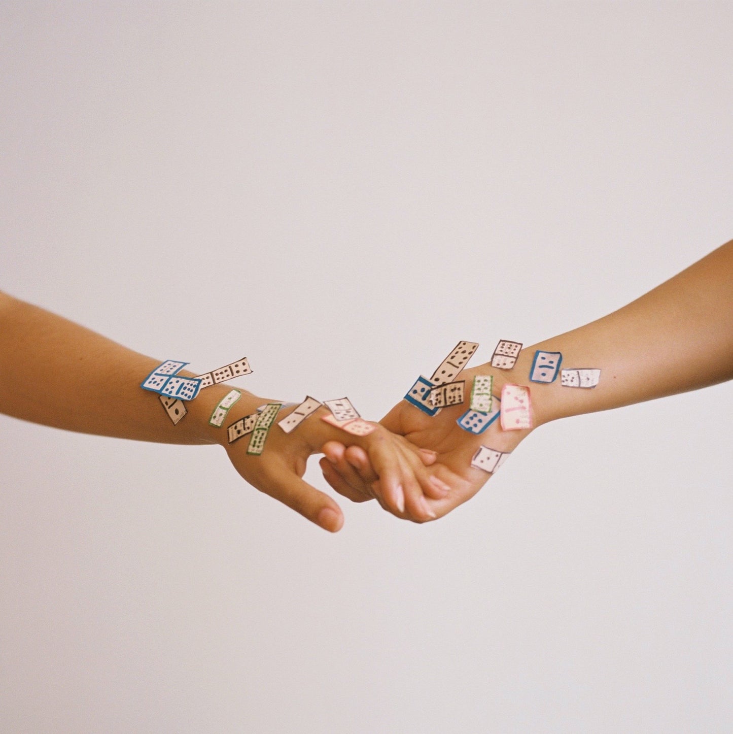 Green Domino Silk Scarf