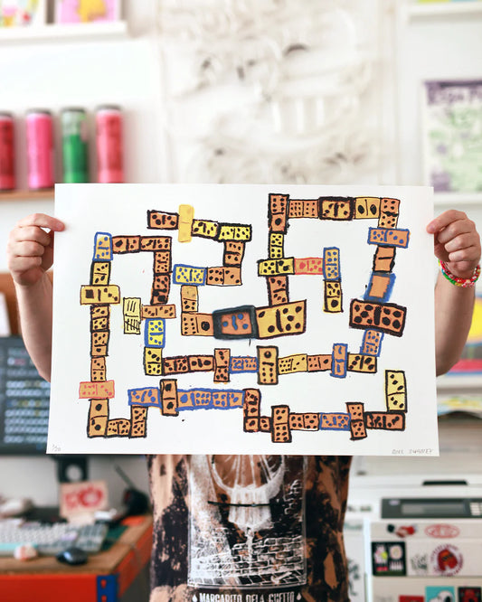 Mike Swaney Dominos Giclée