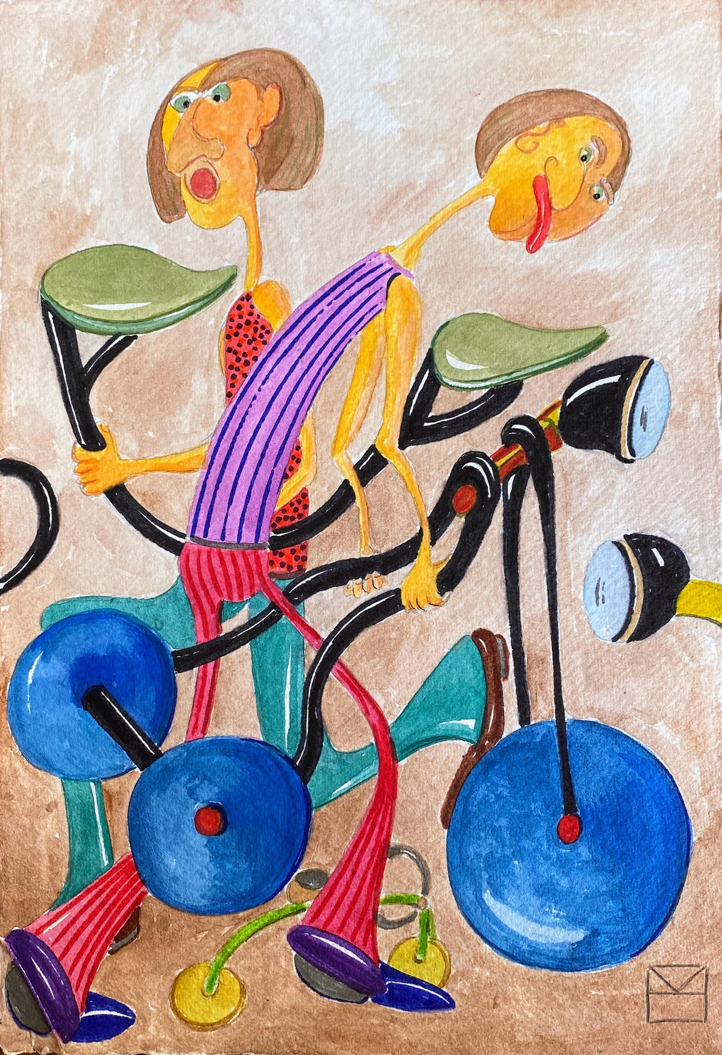 Manuel Calvarro - Dos mecánicos