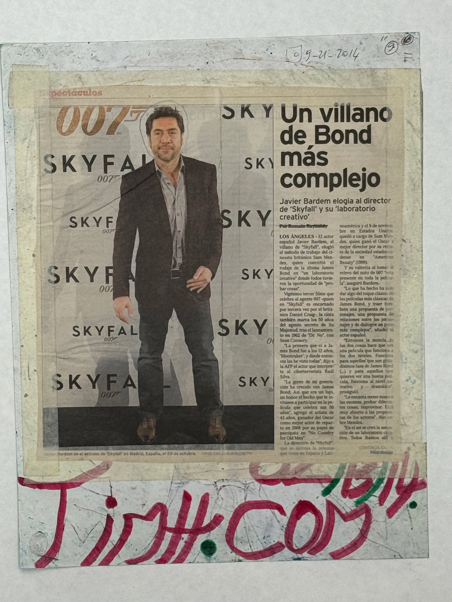 Tim Holliman - Javier Bardem